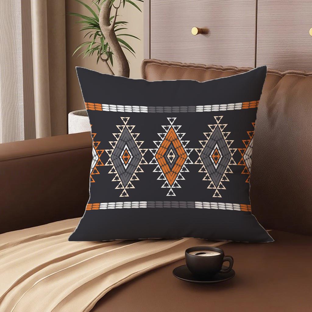 Colorful Tribal Patterned PillowcasesSuitable for Sofa Car Bedroom Decorative Cushion Cover Pillow Cover