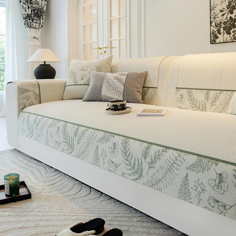 Chenille Jacquard Sofa Cushion Sofa Cover Cover Four Seasons Universal Cover Towel Backrest Towel