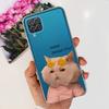 For Samsung Galaxy A12 M12 F12 Phone Case Romantic Cool Cartoon Bumper Samsung A22 A42 A82 Funda Soft Transparent Silicone Cover