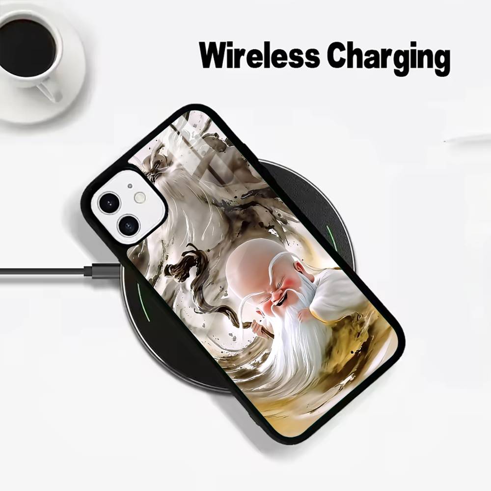 H-O-T-Ne-zha For IPhone17 16 15 14 13 12 11 Plus Pro Max Plus Wireless Charger Phone Case
