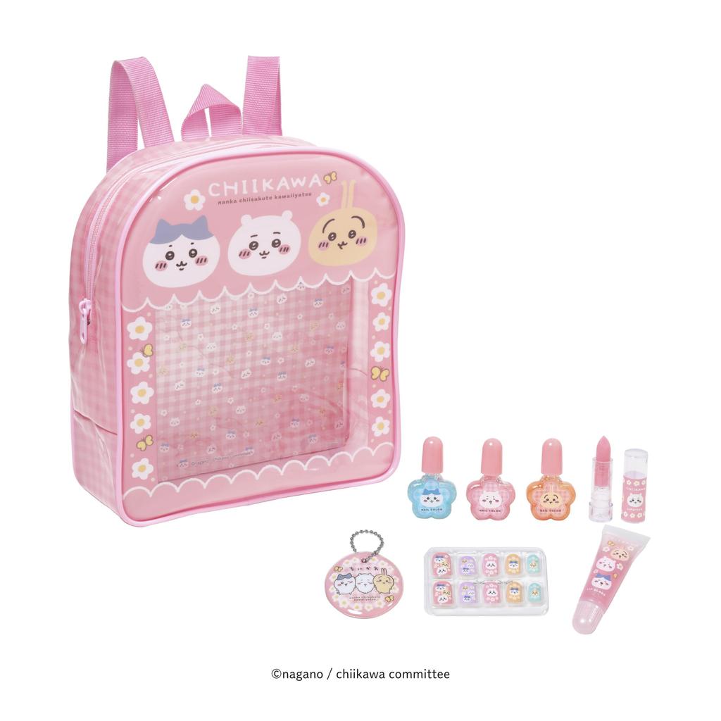 Race Chiikawa Backpack Makeup Ages 6 and 241025 Set, Up, Cosmetics, Accessories,