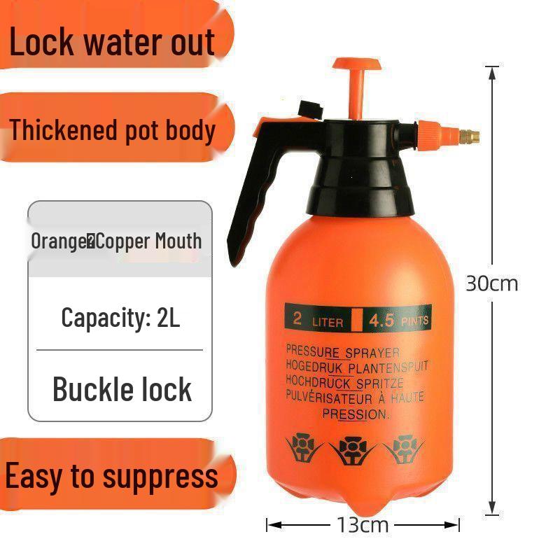 Household Car Wash & Plant Watering Spray Bottle with Air Pressure Sprinkler