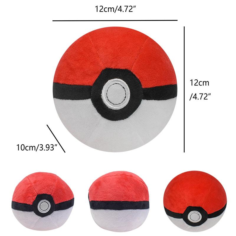 Big Size Plush Cushion Ultra Ball Master Ball Poke Ball Pillow Pokeball Cushion Pocket Monster Doll Bedroom