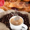 Handheld   Handheld Stainless Steel Electric Milk Coffee Frother Black