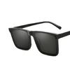 Square Sunglasses Women Men Oversized Retro Black UV400 Anti-UV Driving Sun Glasses Shades Goggle