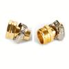 3/4-5/8 Garden Hose Service Connector with Clamp Suitable for 3/4 or 5/8 Garden Hose Fittings Durable Service Connector