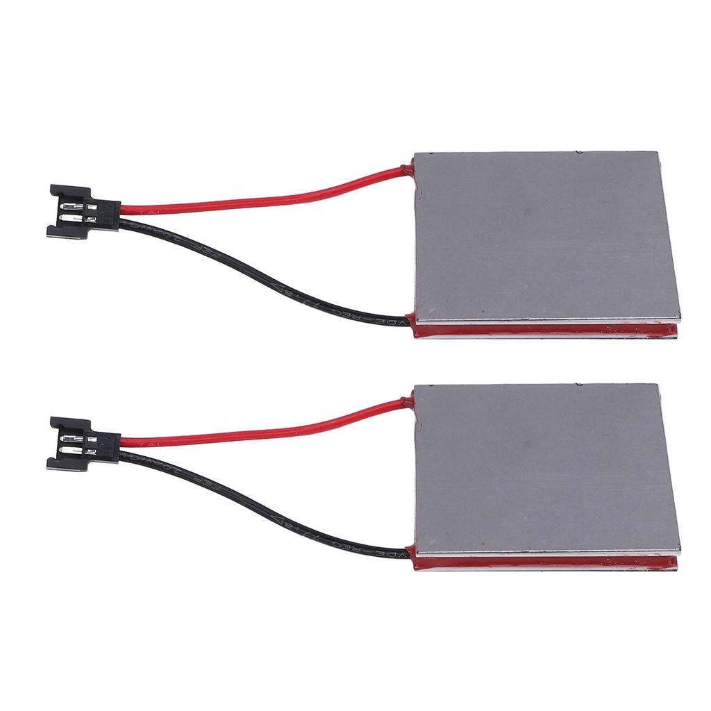 2Pcs Fireplace Fan Power Generation Sheet Heat Powered Wood Stove Fan Replacement Repair 227℃ Heat R
