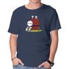 Unisex Crew Neck T-Shirt Marvin Peanuts Graphic Short Sleeve Casual Tee