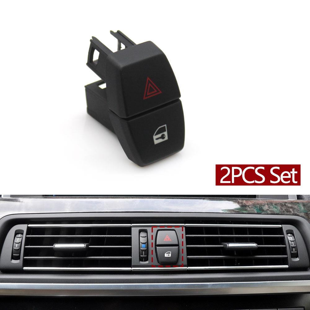 Car Emergency Hazard Warning Light Button Switch For BMW 5 6 7 X3 Series F07 F06 F12 F13 F10 F11 F18 F01 F02 F04 F25 61319161896