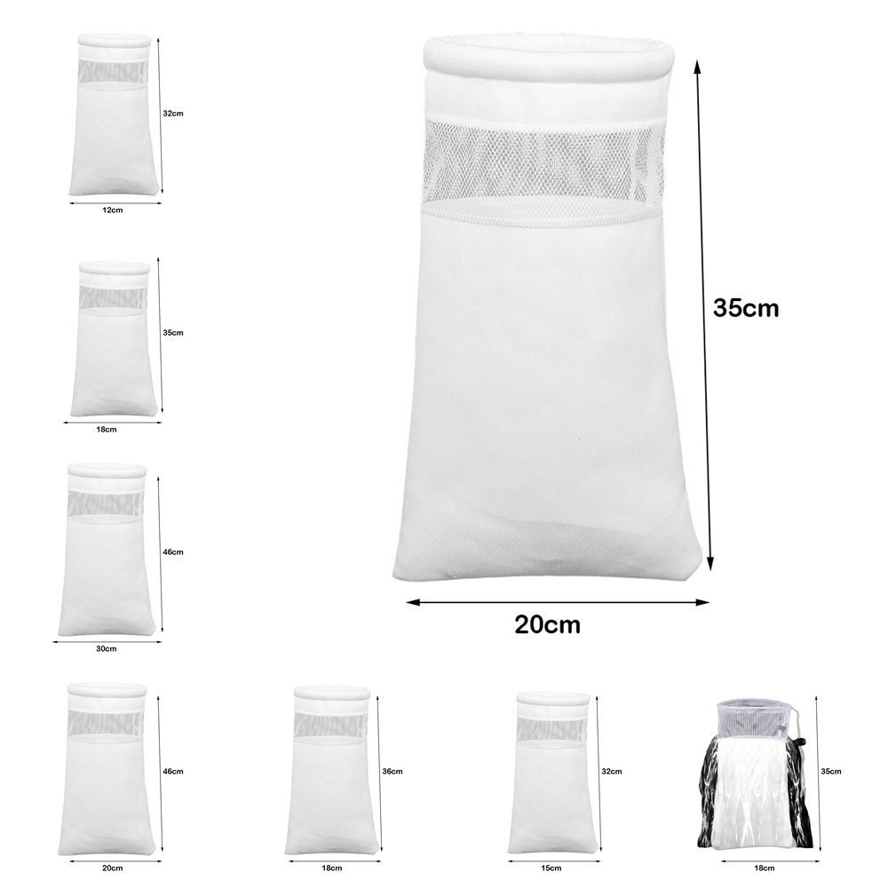 Reusable Anti-over Flow Bags Washable High Density Aquarium Filter Wash Filter Magical Bag Thickening Anti-overflow