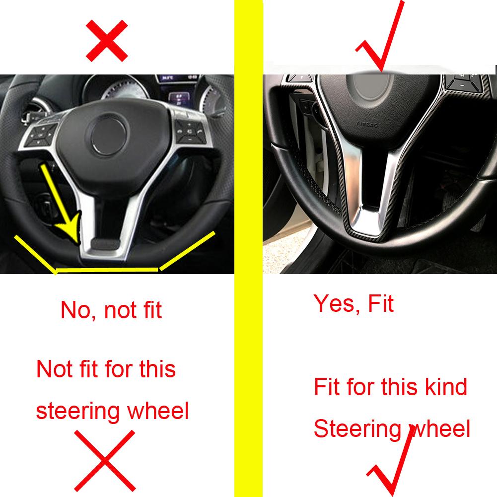 Příslušenství potahu krytu rámu volantu pro Mercedes Benz ABCE Cla Cls Gla Glk Třída W176 W246 W204 W207 W218