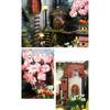 Moin Moin Dollhouse Miniature DIY Kit Sakura Forest House 1/24 Scale with LED Light and Music Box Home Decor Model