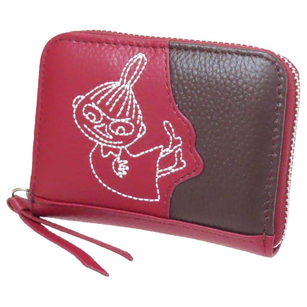 

Moomin Little My Genuine Leather Card Pouch Red красный