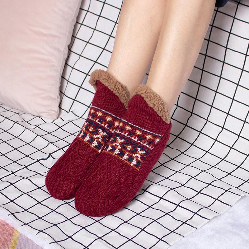 2025 Unisex Fall and Winter Floor Socks Warm Women Men Thicken Snow Socks Sleep Carpet Socks Slippers Socks Non-slip Yoga Socks