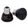Pet Reptile Heat Lamp Ceramic Heater Bulb Lamp Shade Cover for Bird and Amphibian Pet Brooder Cage With Protective Case