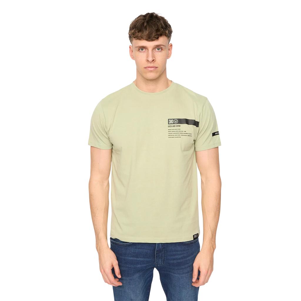 Duck and Cover Mens Tatick Brushed Cotton T-Shirt