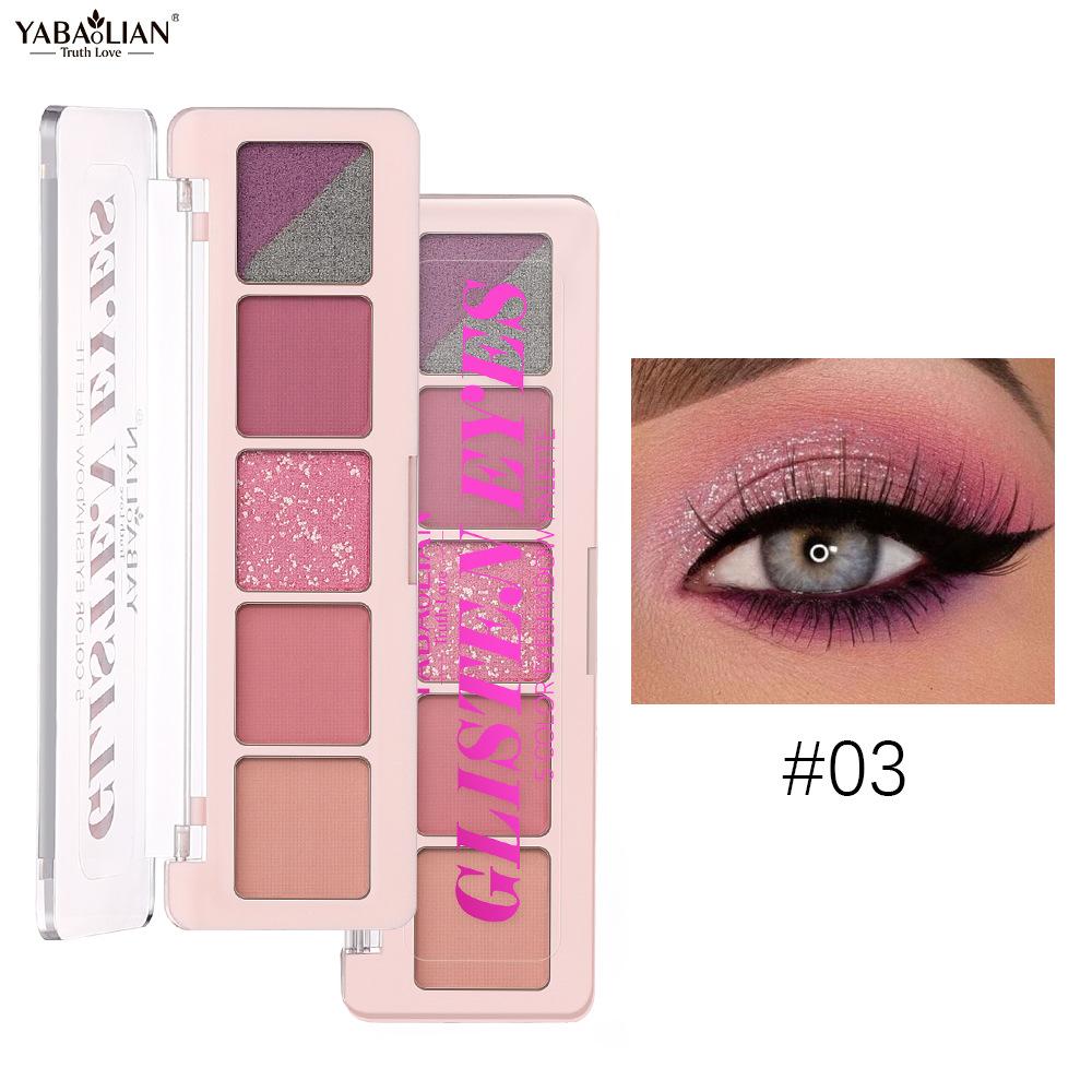 Eyeshadow Highlight Makeup Colorful Eyeshadow Slightly Glittering Matte Mist Glitter Eyeshadow