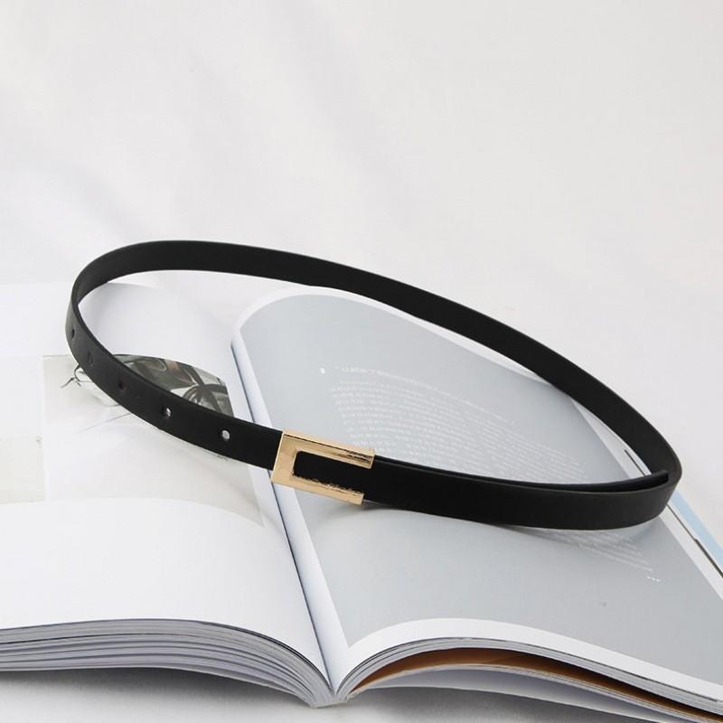 Sophisticated Black Womens Denim Pant Belt Adorned With Vintage Inspired Designs Buckle