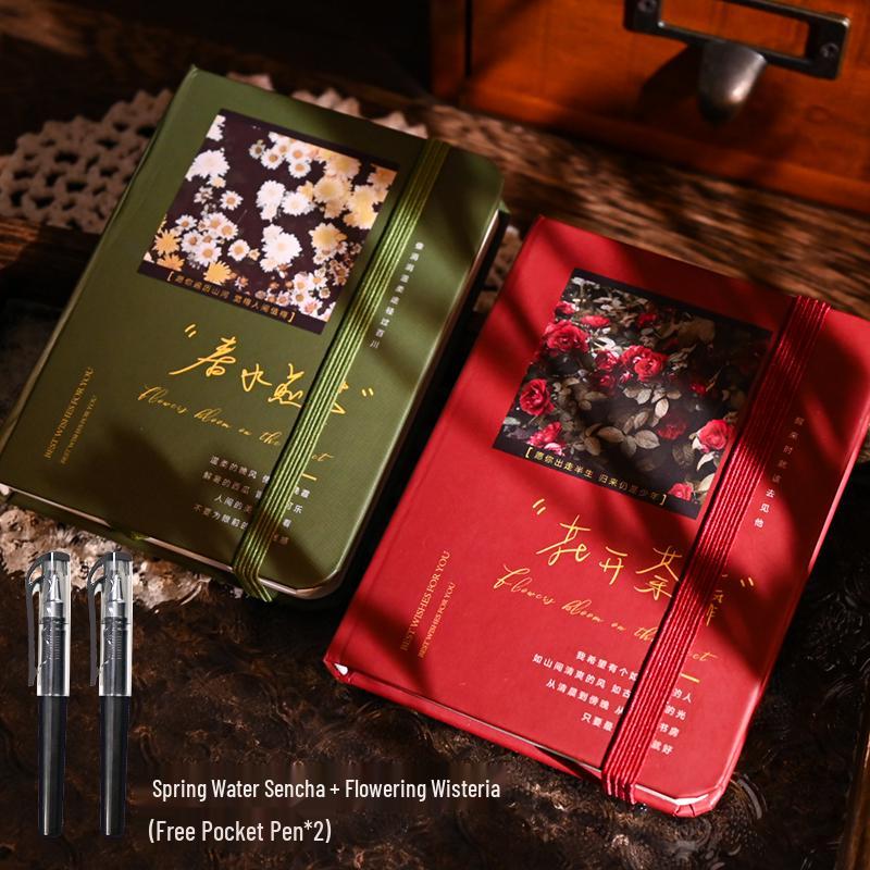 Mini A7 Retro Literary Notebook: Thick, High-Value, Portable Pocket Book