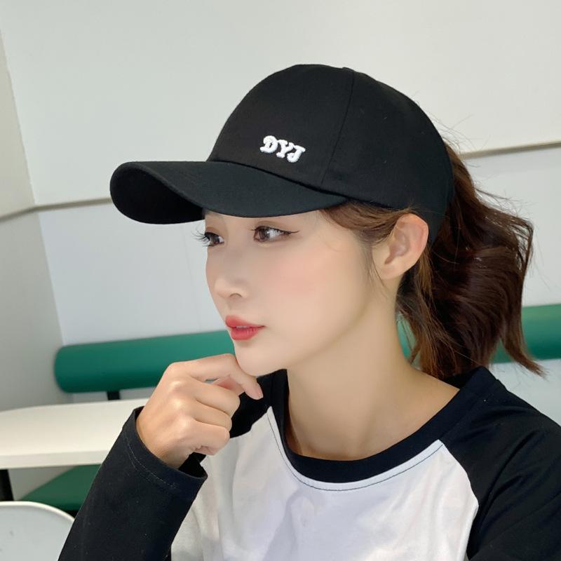 New Summer Women's High Ponytail Sun Hat Baseball Caps Sun Protection Female Sun Visor Cap Sports Running Hat with Ponytail Hole