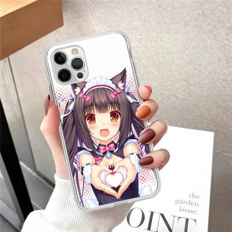 

YNDFCNB Nekopara чехол для телефона iPhone 11 12 13 Mini Pro Max 8 7 6 6S Plus X 5 SE 2020 XR XS чехол iphone 11 pro