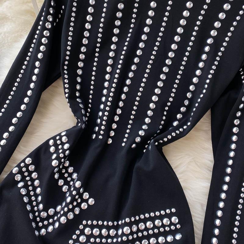 Корейская мода с длинным рукавом и воротником-стойкой — фото 8