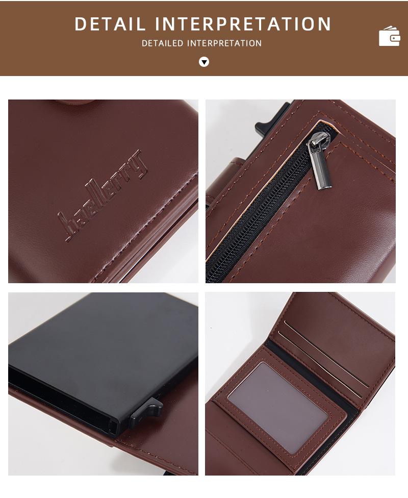 Baellerry RFID Anti-theft Aluminum Card Holder for Men