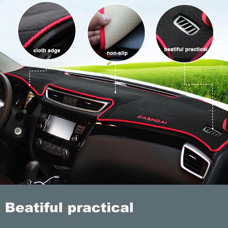 For Nissan Qashqai J11 2014-2017 2018 Car Dashboard Cover Dash Mat Sun Shade trument Desk Non-slip Pad Accessories