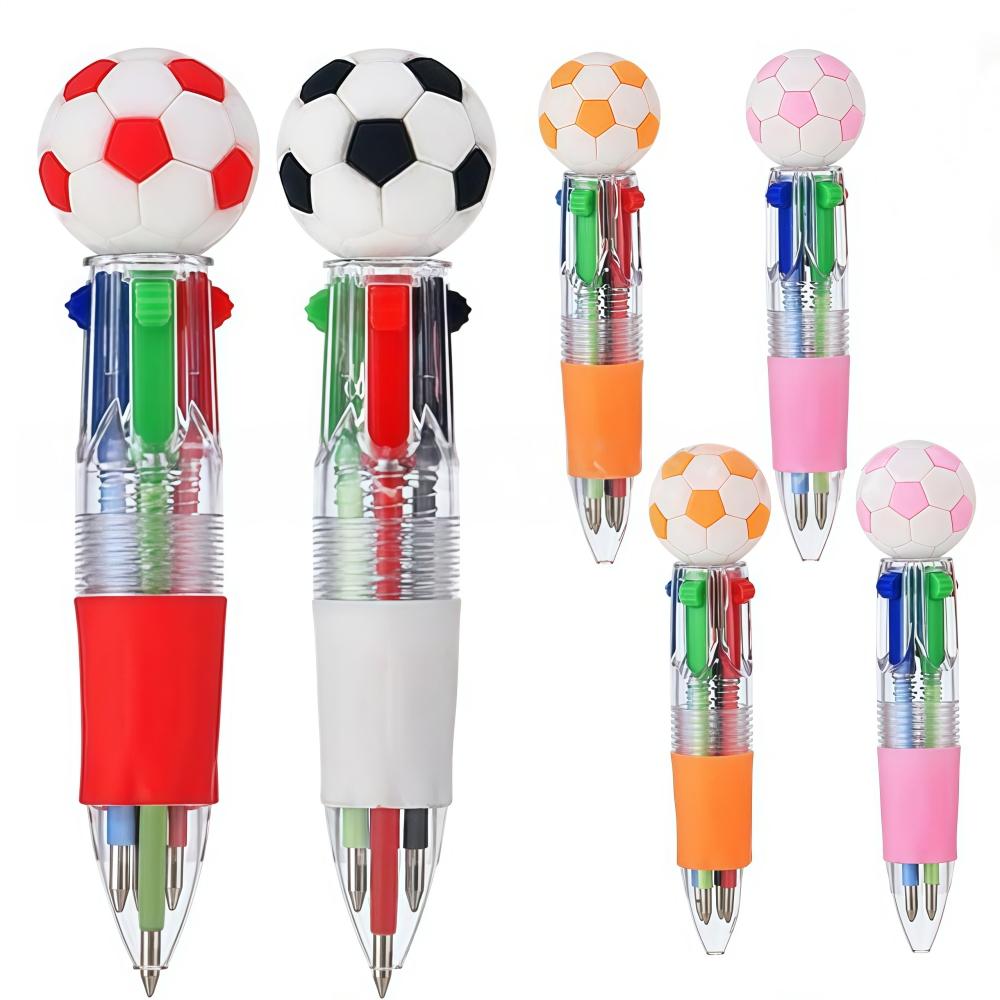 5-50Pcs Creative Four-color Football Theme Pen for Football Party Carnival Celebration Birthday Back To School Father's Day Gift
