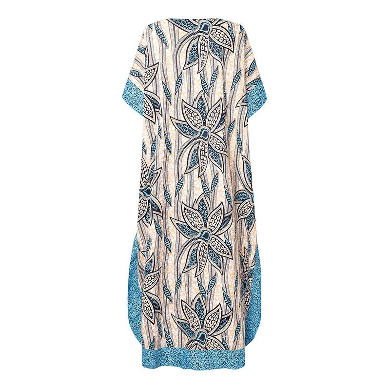 Rochii damă plus size cu mânecă medie și imprimeu floral