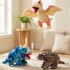 Simulation Jurassic Dinosaurier Plüschtiere Stofftiere Lebensecht Triceratopstyrannosaurus Pterosaurier Puppe Niedliche Schreibtisch-Haustiere Kindergeschenk