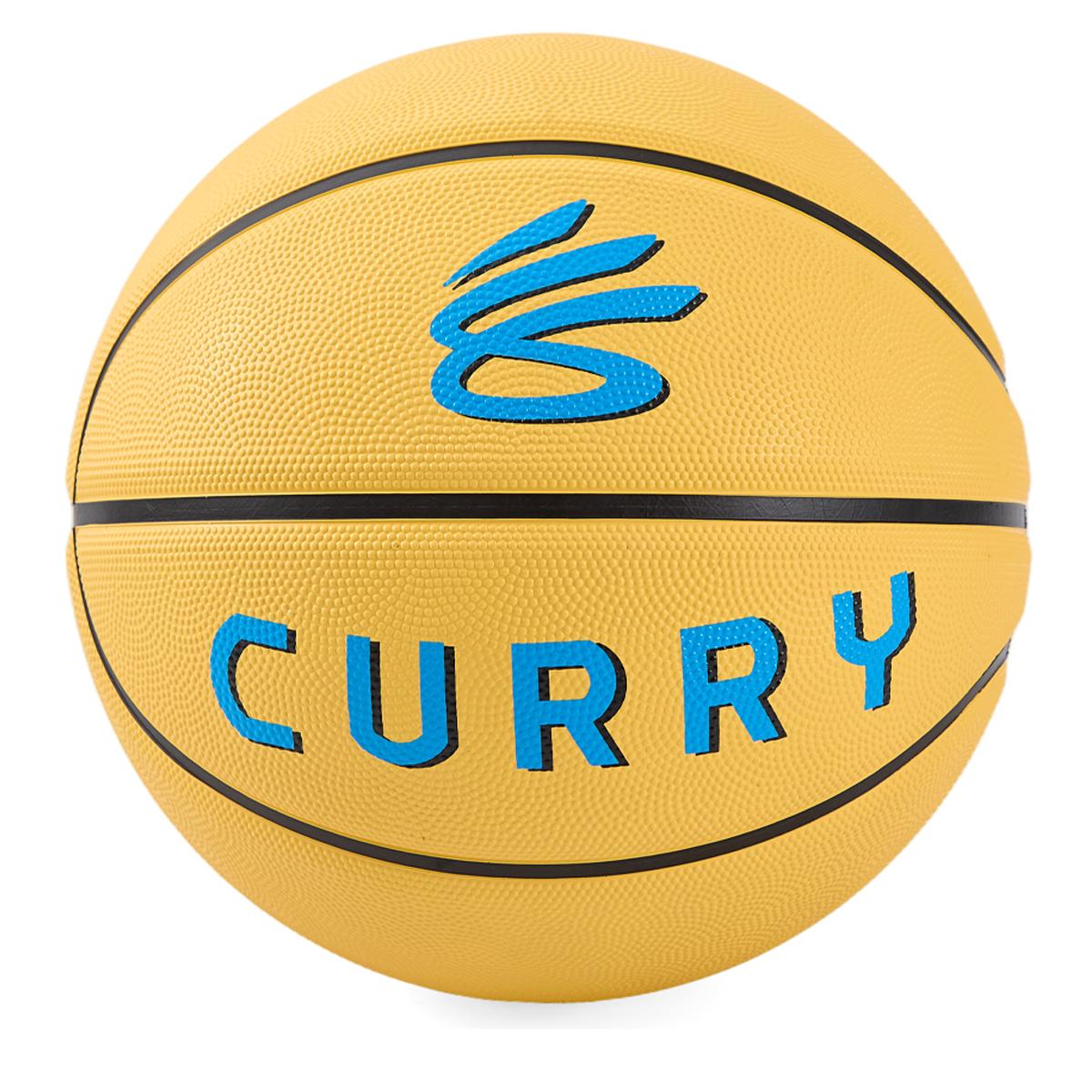 Under Armour x CURRY Rubber Basketball Yellow Size 7 Ball Street Training Unisex 6011393-782