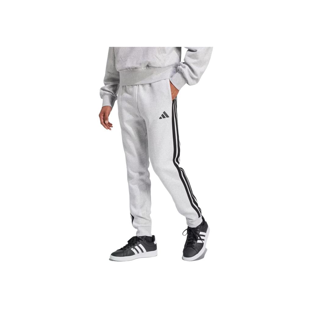 Adidas Sportswear Essentials Soft Versatile Comfortable Casual Knit Joggers Men bottoms Light-Gray JD1858