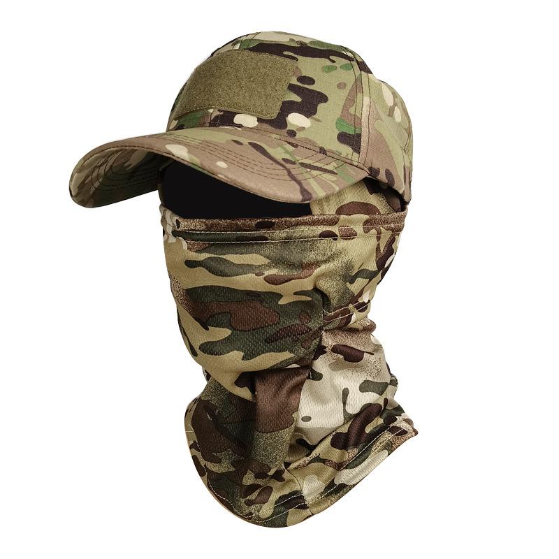 Camouflage Outdoor Mountaineering Fishing Baseball Cap Sunscreen Protection Breathability Outdoor Camouflage Jungle Camper Camp
