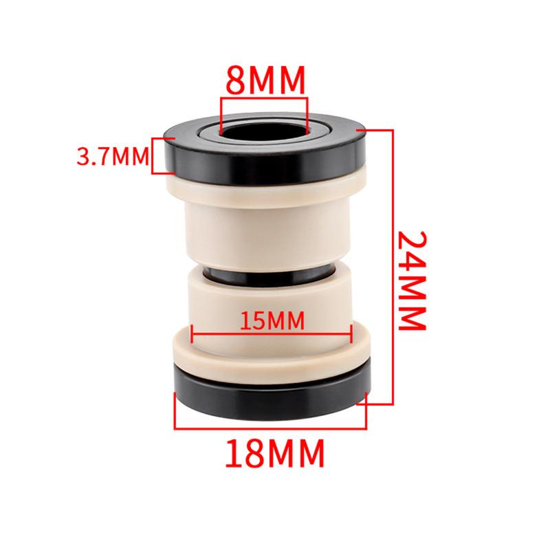 Bagstøddæmperbøsning 22 24 32 44 50 52 54 68 mm Indvendig Diameter 8 mm Mountainbike Støddæmper Monteringsdele