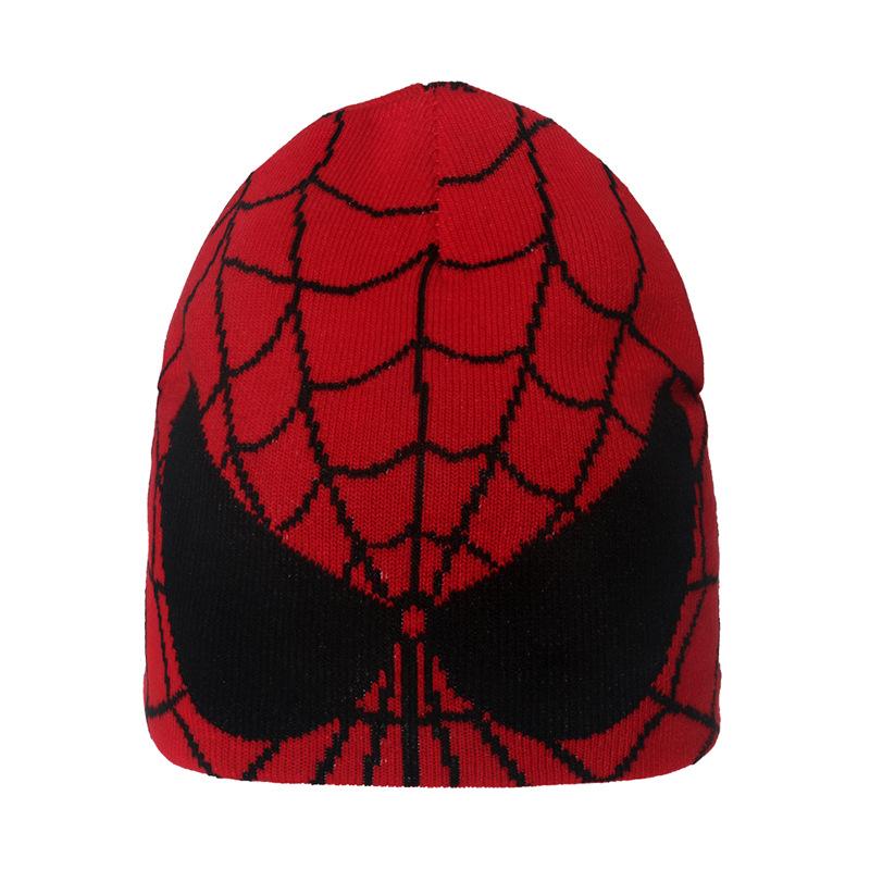 Cross-border Amazon's new spider web beanie cold hat cute wool thermal hat cartoon knitted hat men and women and children