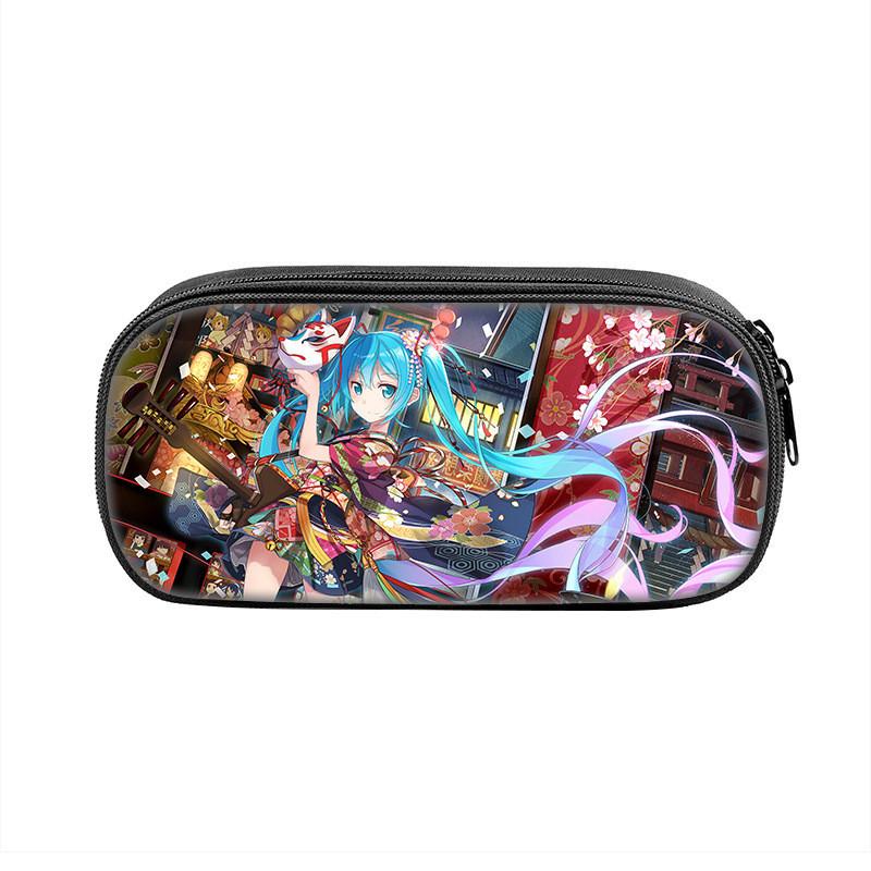 Piórnik Anime Hatsune Miku o Dużej Pojemności Dla Uczniów i Kolekcjonerów