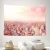 NYC Skyline Tapestry Wall Hanging Large Cityscape Home Decor Room Aesthetic Vaporwave Urban Photography Wall Art Bedroom Living