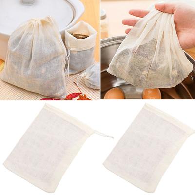 Food Special Food Colander Tea Coffee Strainer Mesh Nut Milk Wine Strainer Cotton Filter Bag