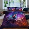 Fantasy Bird Animal Print Bed Three-Piece Set, Bedding, Digital Print Bedding