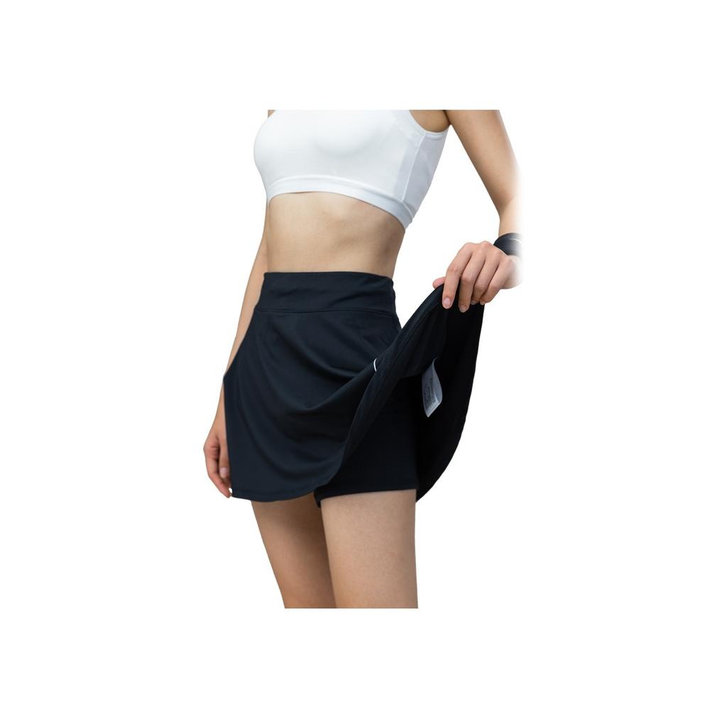 Mizuno Outdoor Solid Color Sports Breathable Quick-Dry Skirt Women Skirts Black 72CD33Z109