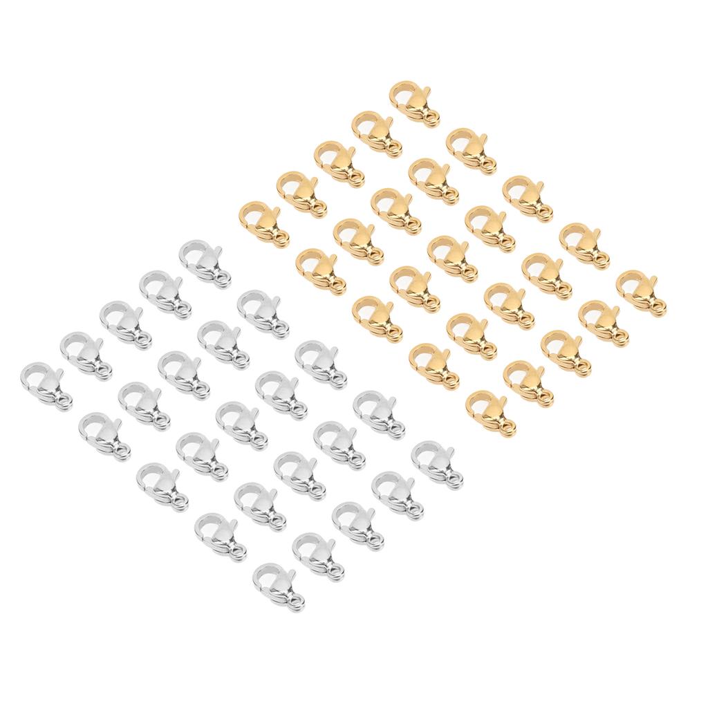 25 szt. Zapięcia homara ze stali nierdzewnej klipsy homara dla DIY bransoletki naszyjnik tworzenia biżuterii 9x