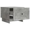 Coffee Table Concrete Grey 49 x 50 x 40 cm Particleboard