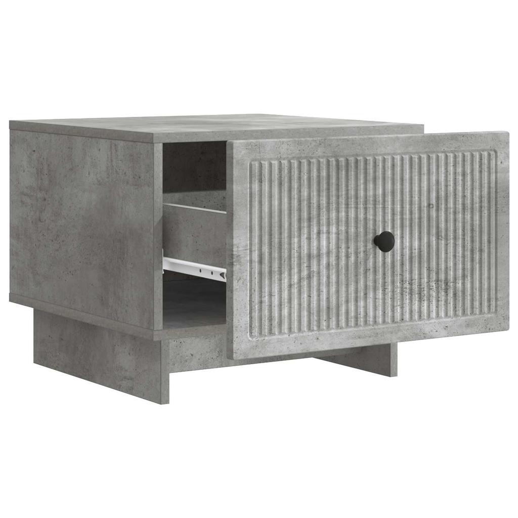 Coffee Table Concrete Grey 49 x 50 x 40 cm Particleboard