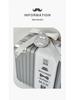 Newborn Baby Boy Gift Box: Off-White & Grey Striped Outfit - High-End Spring Festival Full Moon Collection