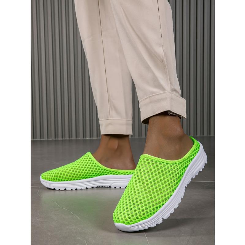 Half Slippers Women Outer Wear Summer Mesh Women Walking Sandals Slippers Large Size Comfortable Sneakers