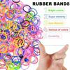 Tęczowe opaski gumowe Zestaw DIY Bransoletka Zestaw do robienia DIY Narzędzia rzemieślnicze dla dzieci Dzieci i dorośli