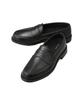 Nano Universe Rain Comfort Size 27 Shoes, Men's Loafers, 010, Black, 668-5233202