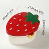 Amazon Scatola Pranzo in Plastica Fragola Doppio Strato Sicura per Alimenti Contenitore Bento per Bambini Studenti