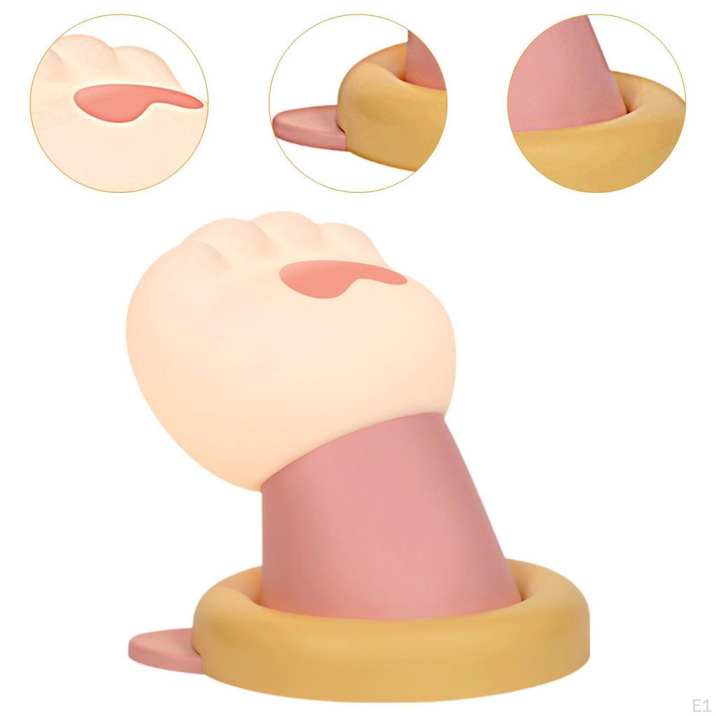 Hand Clapping Night Light Nursery Nightlight Cat Claw Gifts Soft Glow Children Lamp Silicone Bedroom